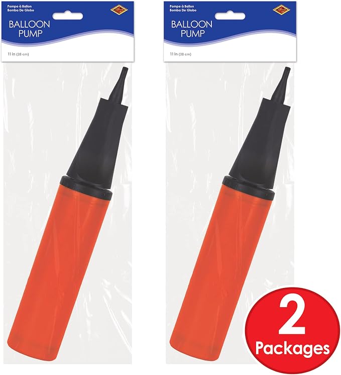 Beistle 2 Piece Plastic Portable Hand-Held Pumps - Image 5