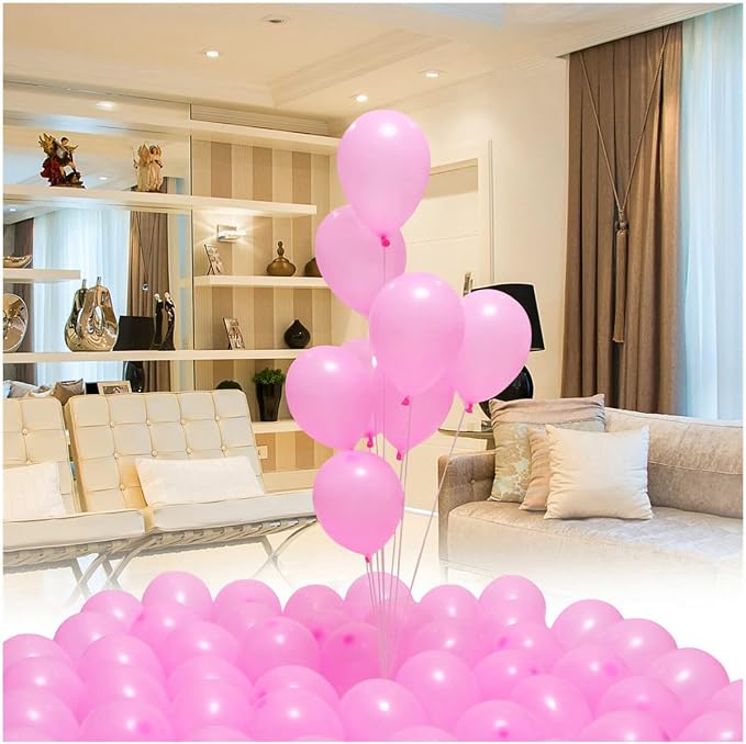 400 Pack 5 Inch Hot Pink Latex Balloons Helium Balloons Party Balloons - Image 6
