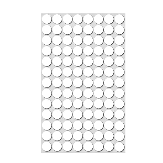Glue Dots Double Sided 100 PCS, 0.79 Inch Clear Sticky Tack, Transparent by Duccinp