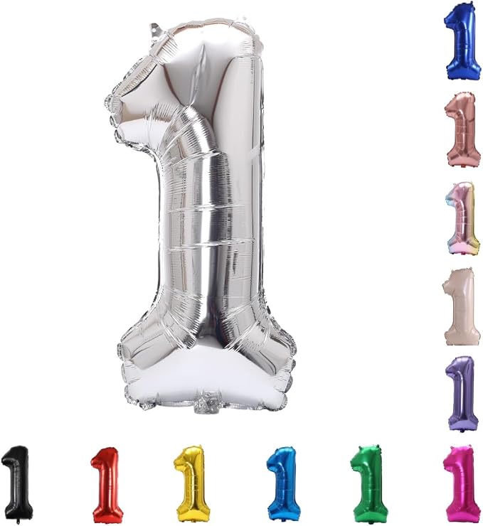 YPSelected 32 Inch Large Foil Helium Number Balloon Birthday Wedding Party 0-9 by YPSelected