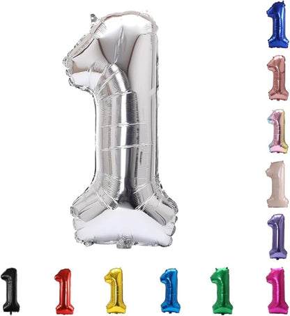 YPSelected 32 Inch Large Foil Helium Number Balloon Birthday Wedding Party 0-9 by YPSelected