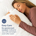 Queen Pillow Cases Set of 8 - Ultra Soft Hotel Quality Pillowcase Covers - Comfy & Wrinkle Free - Shrink, Stain and Fade Resistant - Machine Washable Pillow Protectors - 8 Piece Set - Antique White