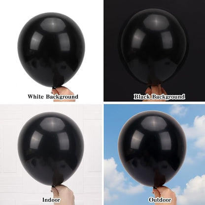RUBFAC Balloons Black Balloon Arch - Image 3