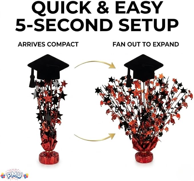PMU 6 Pcs Graduation Centerpieces - Image 7