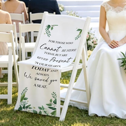 In Loving Memory Wedding Chair Sign- Floral Memorial Reserved Sgns - Image 6