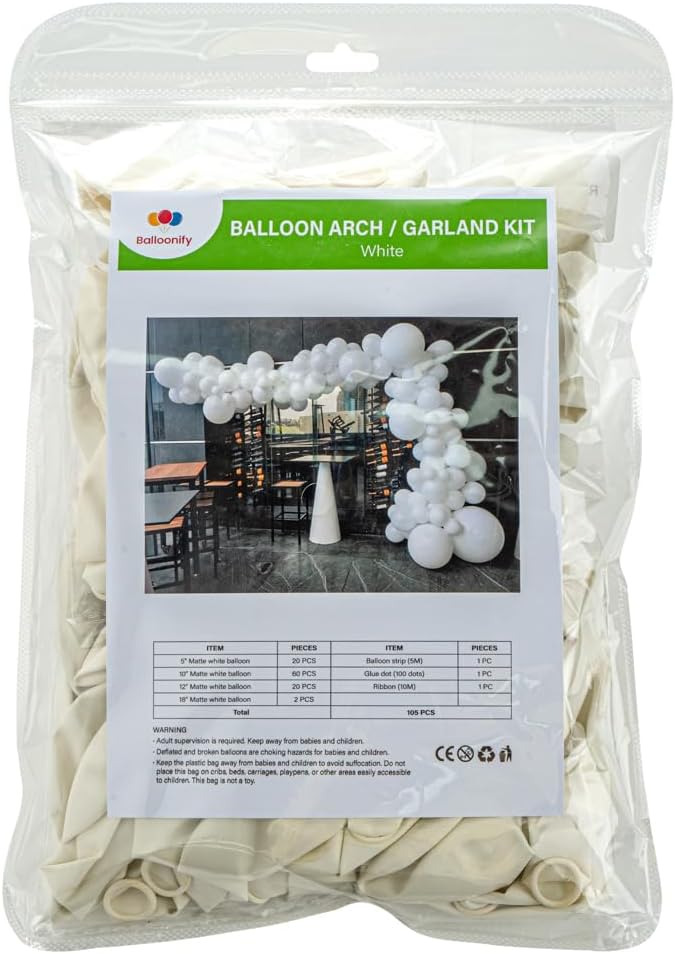 Restaurantware-Balloonify Balloon Garland Set, 1 Party Decoration Kit - Image 2