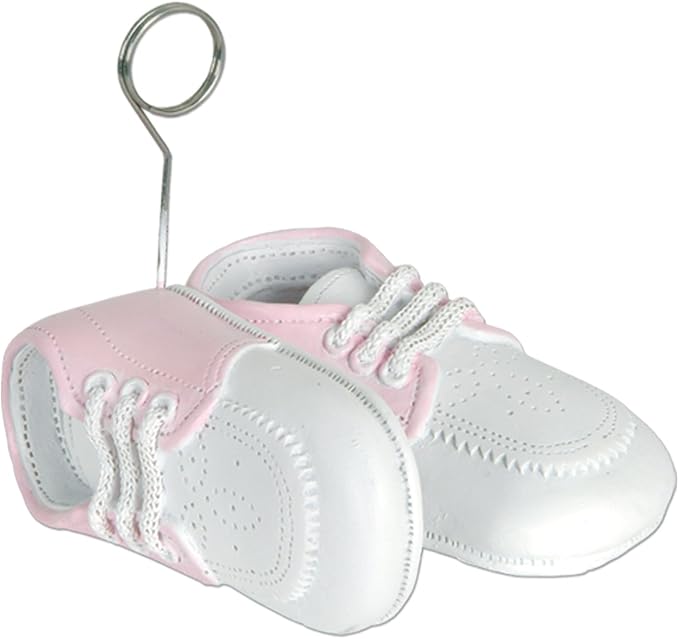 Baby Shoes Photo/Balloon Holder Party Accessory by Beistle