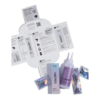 IGK Permanent Hair Color Kit | 1NA Volcanic - Purest Black | 100% Gray Color Coverage + Strengthen + Shine | Ammonia Free