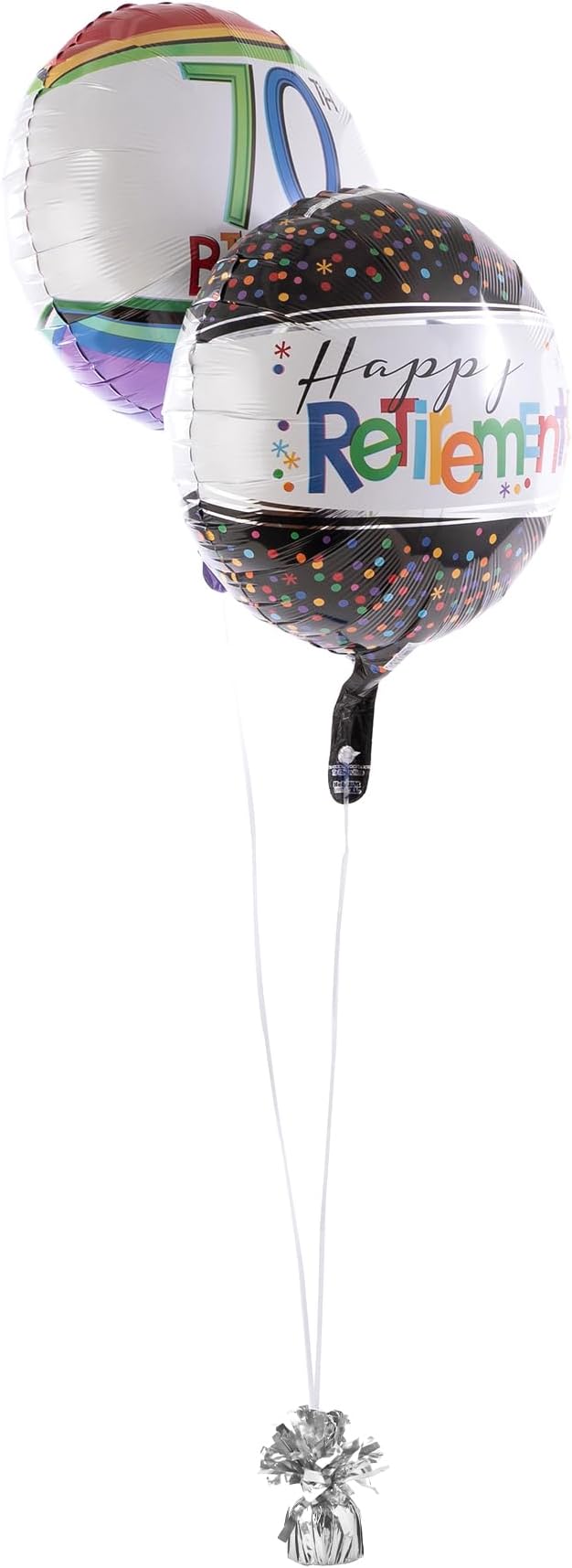Pack of 12 Foil Metallic Balloon Weight 6 oz - Image 3
