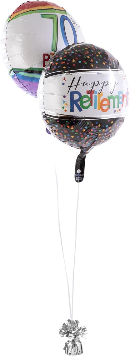 Pack of 12 Foil Metallic Balloon Weight 6 oz - Image 3