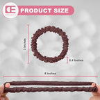 6Pcs Silk Hair Ties Small 22 Momme 100% Pure Mulberry Silk Scrunchies for Women Girls Thin Skinny Hair Sleep Scrunchies No Damage(Color 10)