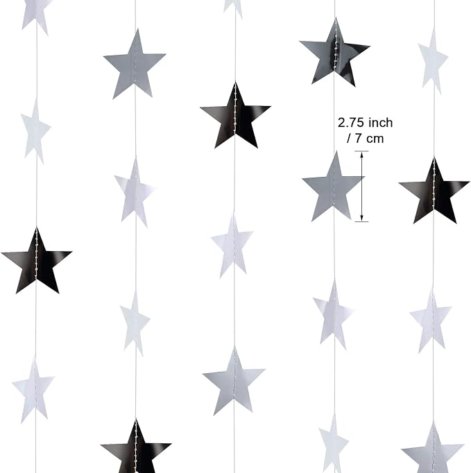 Patelai 130 ft Star Garland Banner Decor - Image 2