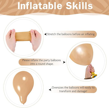 HILAVO Rose Gold Balloons Garland Arch Kit 18 10 5 In Rose Gold Heart Foil - Image 7