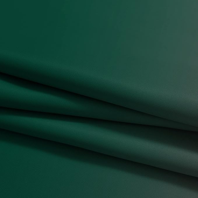 Yakamok Ombre Curtains Dark Green and Greyish White - Image 6