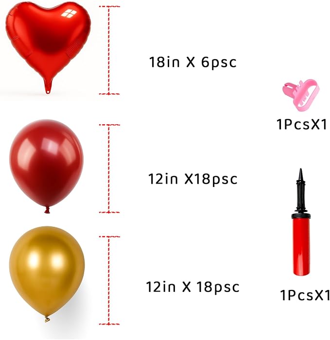 6pcs Heart-Shaped Balloon Stands Kit Table Centerpiece Table Decorations - Image 6