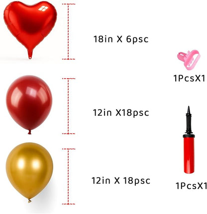 6pcs Heart-Shaped Balloon Stands Kit Table Centerpiece Table Decorations - Image 6