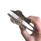 Novelty Grouper Fish Hair Clips,Cute Acetate Hair Clip,Big Claw Clips for Women,Beige
