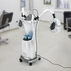650W Ozone Hair Steamer Machine, Adjustable Height Hooded Heating Steamers w/Brake Wheels, Multifunctional Treatment-Heated Micro Mist Steamer for Home Salon Spa