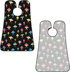 Beard Hair Catcher Bib, Waterproof Non-Stick Grooming Apron for Shaving Trimming, Perfect for Men Dad, Various Mushrooms Ladies Unique Mushroom Shave Bib