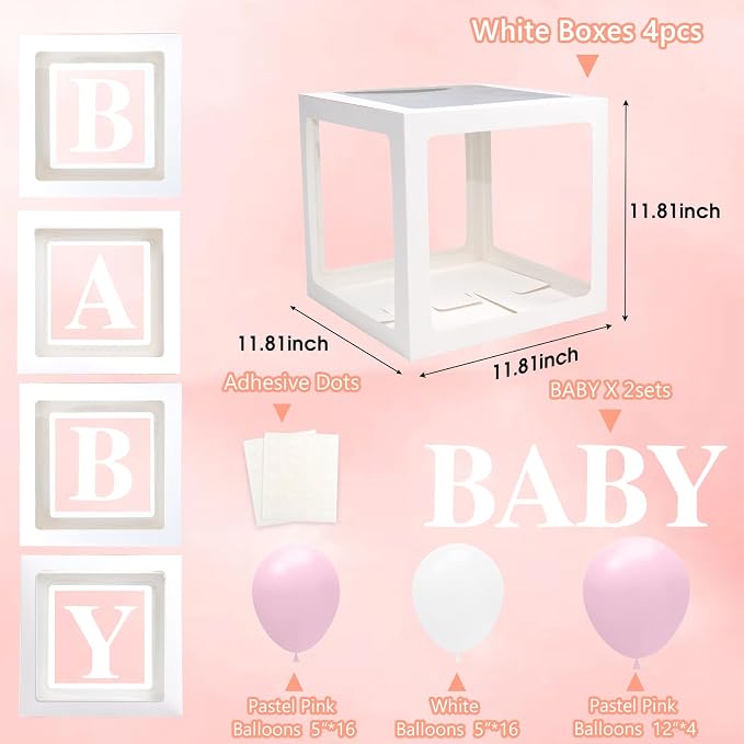 Voircoloria Baby Shower Decorations, - Image 2