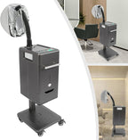 Nano Steamer for Hair, 500w Micro Mist Salon Treatment Hair Steamer Machine, Professional Nano Hair Steamer Machine Color Processor Beauty Salon Nano Hair Steamer with Hose Attachment, Caps