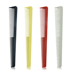 4 Pieces Taper Comb Set, Barber Hair Combs Anti Static Heat Resistant Cutting Comb Hairdressing Comb for Men Women Salon or Hotel Hair Care (Black/White/Red/Yellow)
