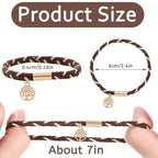 DIYDEC 10PCS Hair Ties Bracelet for Women 5 Styles Soft Braided Boho Hair Bands Elastic No Damage Hair Ties for Girls thick Thin Long Curly Hair Accessories
