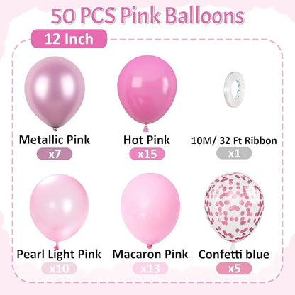 Paready Pink Balloons Set - Image 2
