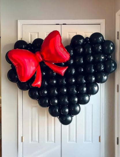 Black Balloons 50 Pcs 12 Inch Black Latex Balloons, Photo Backdrop | Black - Image 7