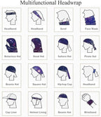 Face Mask Bandanas Neck Gaiter Headwear Magic Scarf Headband for dust Sun Wind
