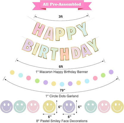 Pre-Strung Happy Birthday Banner, NO DIY Party Decorations | Birthday Party - Image 2