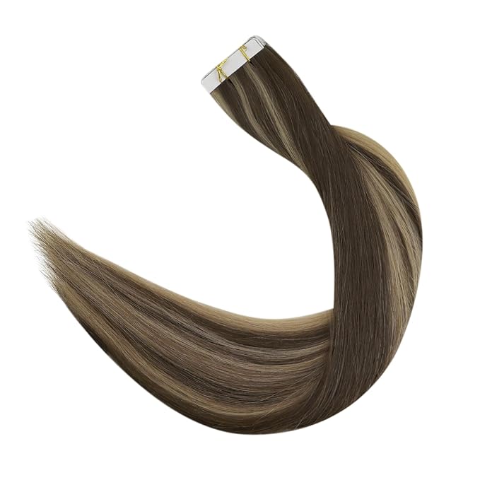 Full Shine Seamless Machine Remy Virgin Extensions Human Hair Color BM Injection Tape in Extensions 20Gram Invisible Skin Weft Tape in Hair Extensions Human Hair 14Inch 10Pcs For Wedding