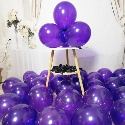 300 Pack Dark Purple Balloons 12 inch Dark Purple Latex Party Balloon Bulk - Image 5