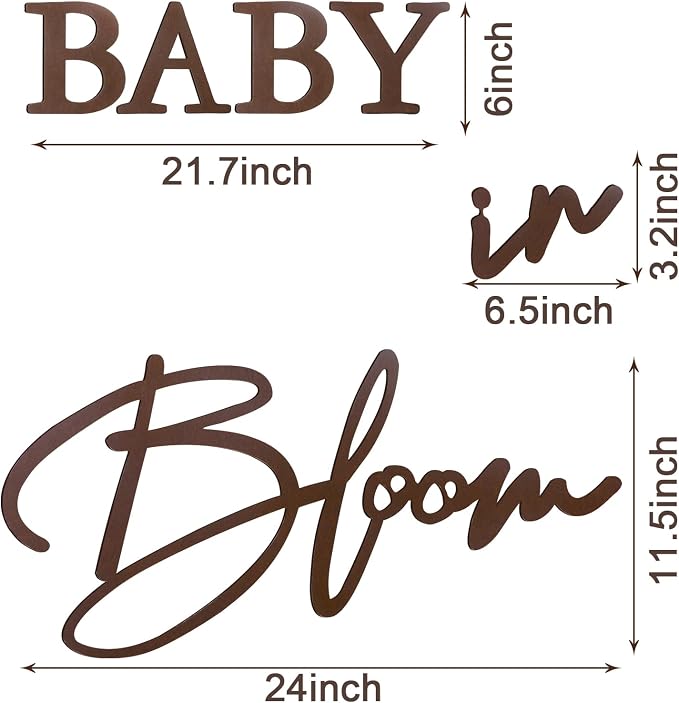 Baby in Bloom Sign - Image 2