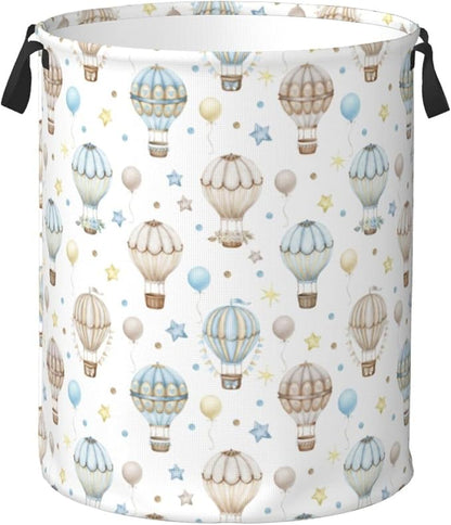 Cute Hot Air Balloons Laundry Hamper Bag by Unknown