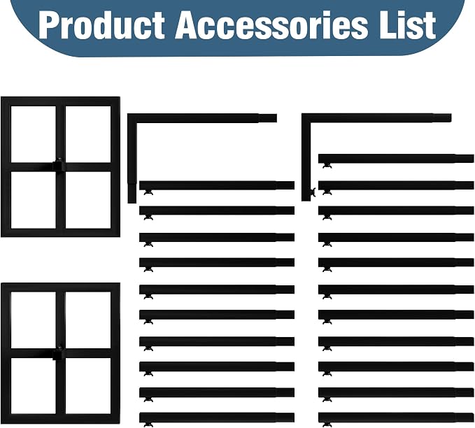 10x10FT Backdrop Stand Heavy Duty Pipe and Drape Kit Black | Adjustable Metal - Image 7