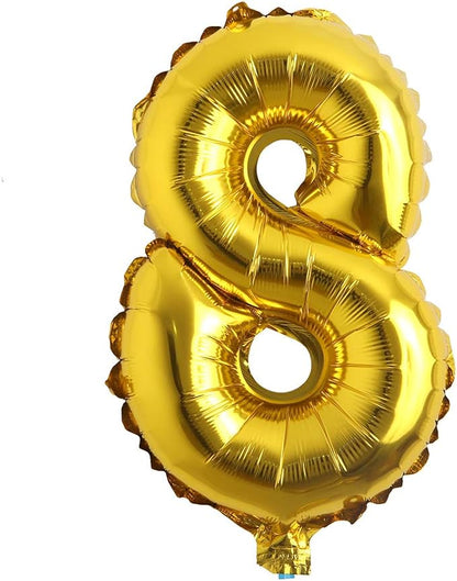 16" Alphabet Letter and Number Balloons Set Package, Aluminum Hanging Foil Film by RUIANSI
