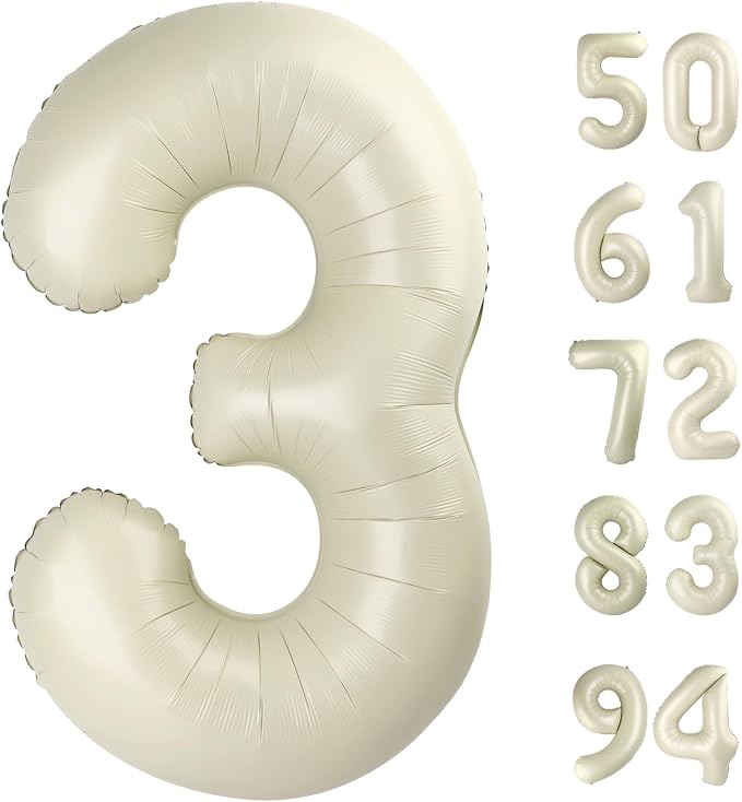 Cream 3 Balloon by IWERP