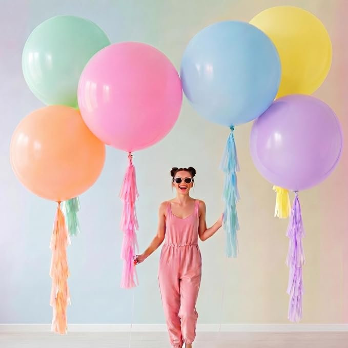 6 Set 36 Inch Giant Balloons by Unknown