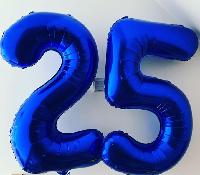 Numbers 5 Balloon 40Inch Navy Blue Balloons - Image 3