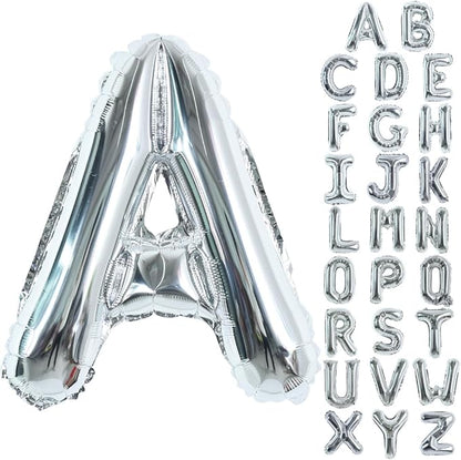 TONIFUL 40 Inch Large Silver Letter A Foil Balloons Alphabet Balloons | Giant by TONIFUL