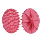 INNERNEED Scalp Massager Shampoo Brush, Wet & Dry Manual Scalp Care Head Scrubber Hair Washing, Soft Silicone Bristles, for Hair Growth, Dandruff Removal, Comfortable for All Hair Types (Pink)
