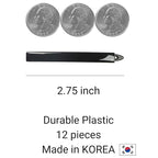12pcs Hair Barrettes Set for Women and Girls, Hair Clips for Thick Thin Fine Hair, Non-metal Hair Accessories, Non-Slip Grip Handmade Snap Hairpin, BPA Free