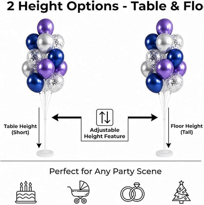 Balloon Column Stand Kit with Balloons, Base and Pole, Balloon Column Kit - Image 3