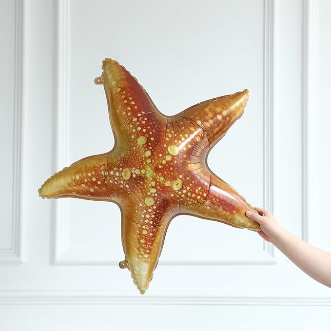 Starfish Balloons for Ocean Under the Sea Party Decoration | 4pcs 26inch Large - Image 4