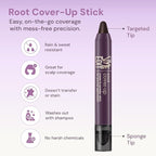 Style Edit Instant Root Concealer Stick to Touch up and Cover Grays (Light Brown)