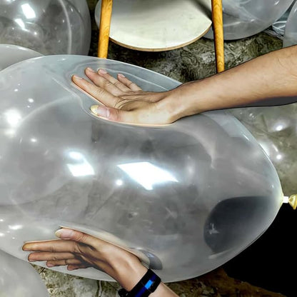 50 Pack Clear Balloons 24 Inch Clear Latex Balloon - Image 3