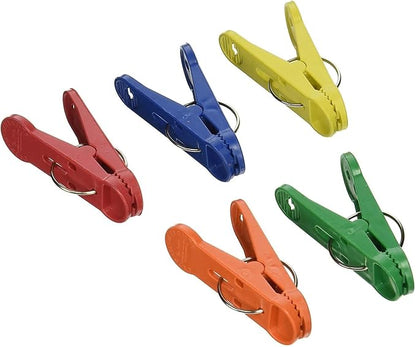 PMU Clip-n-Weight Primary Colors 8-Gram Plastic Balloon Weights Pkg/25 by PMU