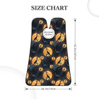 Men's Shaving Accessory Full Moon Black Crow Raven Bird, Waterproof Beard Apron with Hair Catcher & Suction Cups