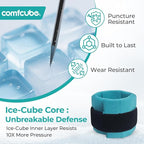 Ice Pack for Injuries, Reusable 2 Hours Long Lasting Flexible Cold Ice Pack Wrap for Swelling, Bruises, Sprain, Joint and Muscle Pain Relief, for Ankle, Wrist, Elbow & More Green